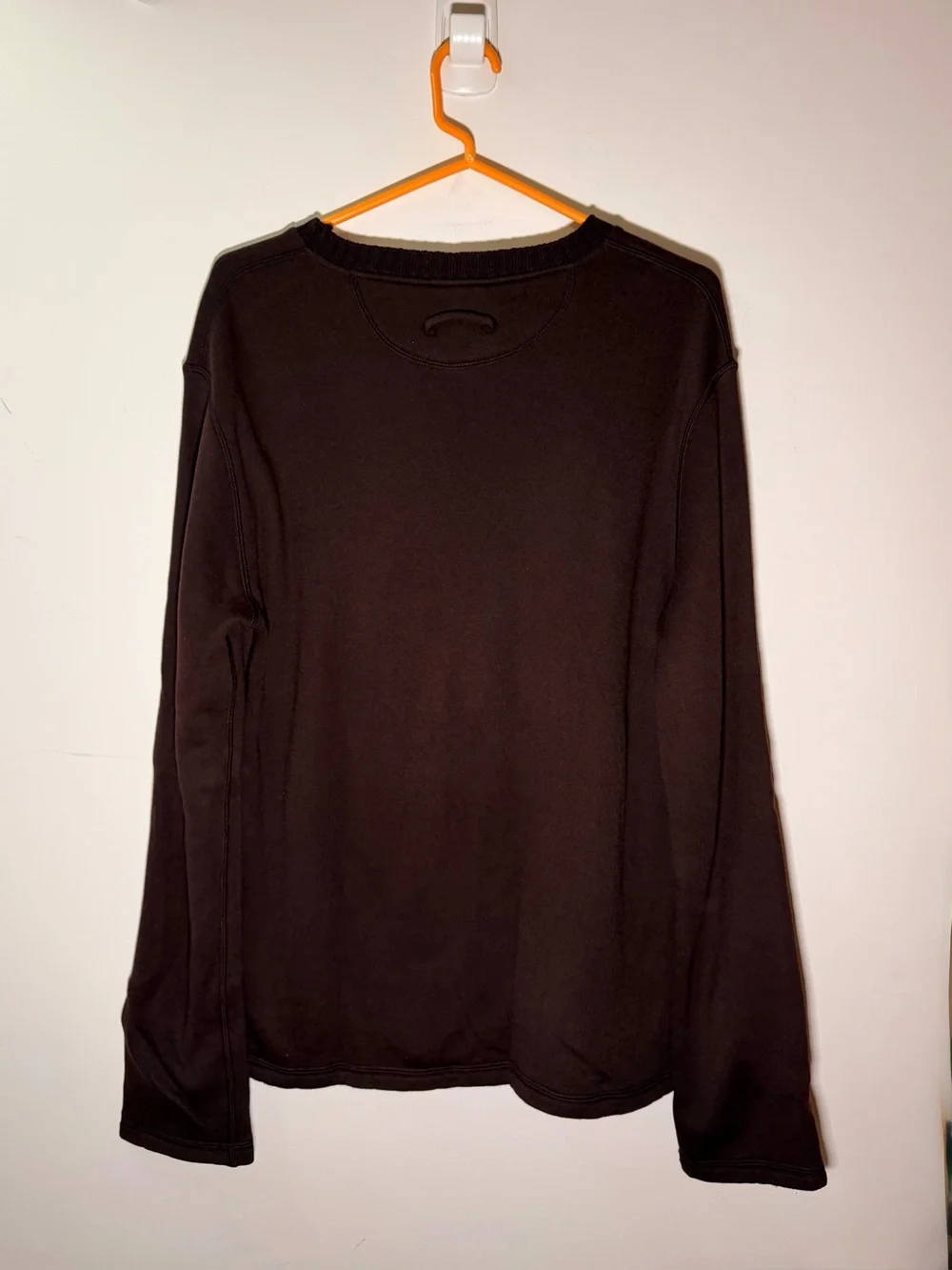 Black Graphic Sweatshirt with Red Accents